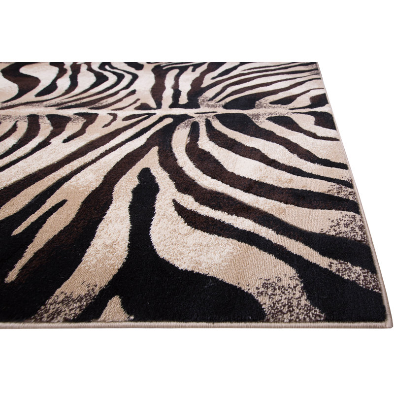 Mercer41 Poway Performance Black/Ivory Rug & Reviews Wayfair